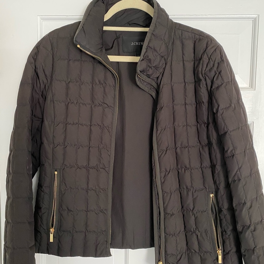 J.Crew Women’s Quilted Down Bomber Jacket